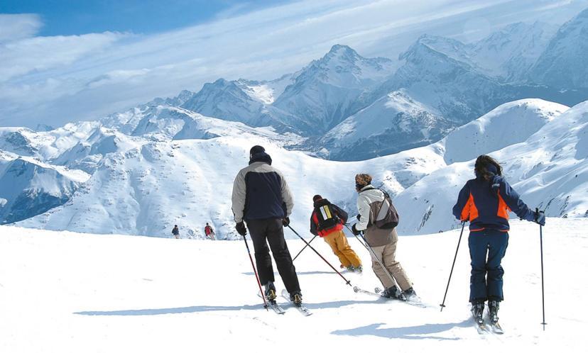 Résidence Les Mélèzes Alpe d'Huez Exterior foto