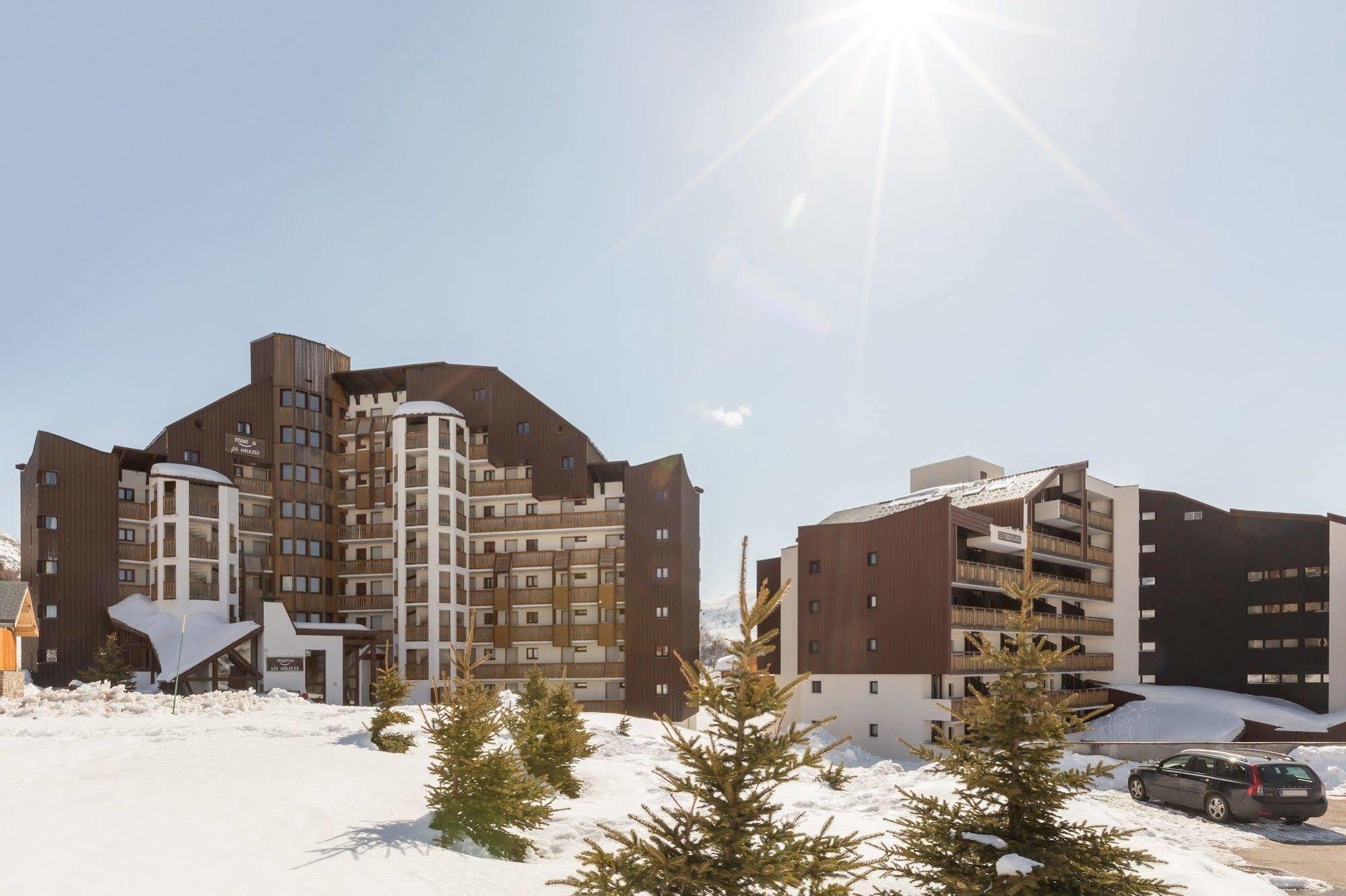 Résidence Les Mélèzes Alpe d'Huez Exterior foto